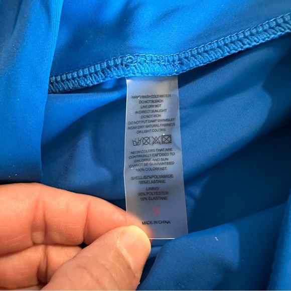 Cobalt Blue women's small 2 piece bathing suit, new no tags - Picture 7 of 7